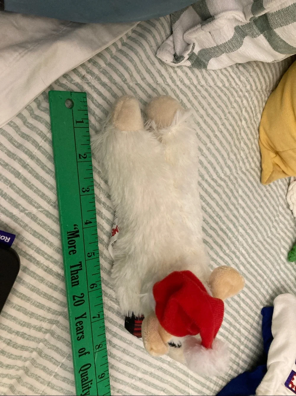 NWOT Lamb Chop “THE LEGEND” w Santa Hat Squeaky Toy